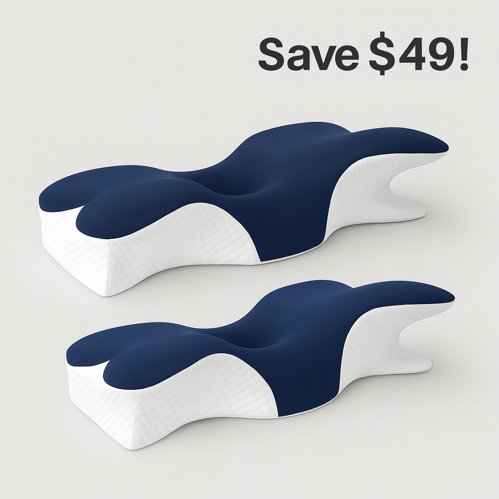 💤VENVORA™ Memory Foam Pillow – Single or 2-Pack (Save $49!)