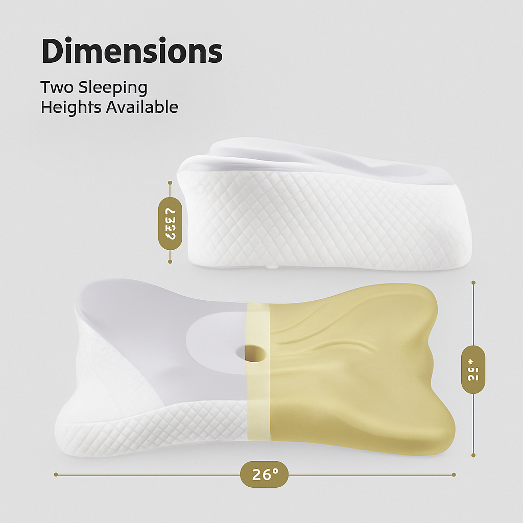 Sleep Deeper With Ergonomic Neck Support — Without Overheating