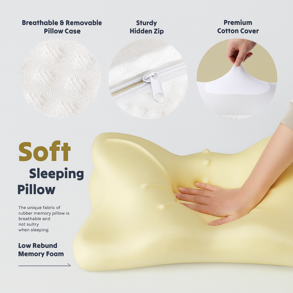 Sleep Deeper With Ergonomic Neck Support — Without Overheating