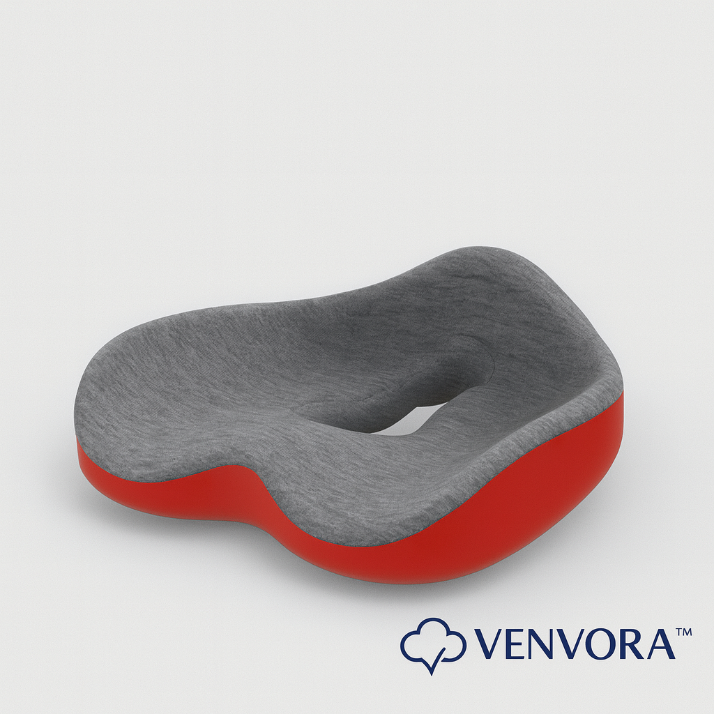 Venvora™ Ergonomic Memory Foam Seat & Back Cushion Set – Ultimate Posture and Comfort Support