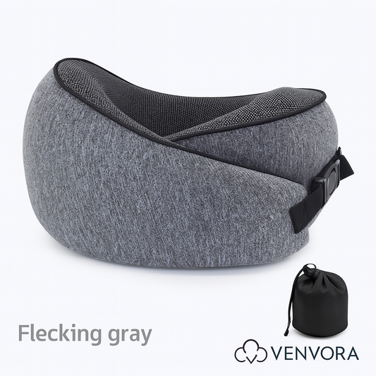 Venvora™ Ergonomic Memory Foam Travel Neck Pillow