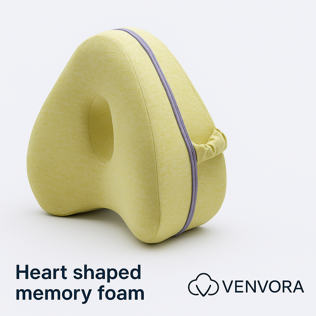 Venvora™ Contour Leg Pillow – Memory Foam Comfort