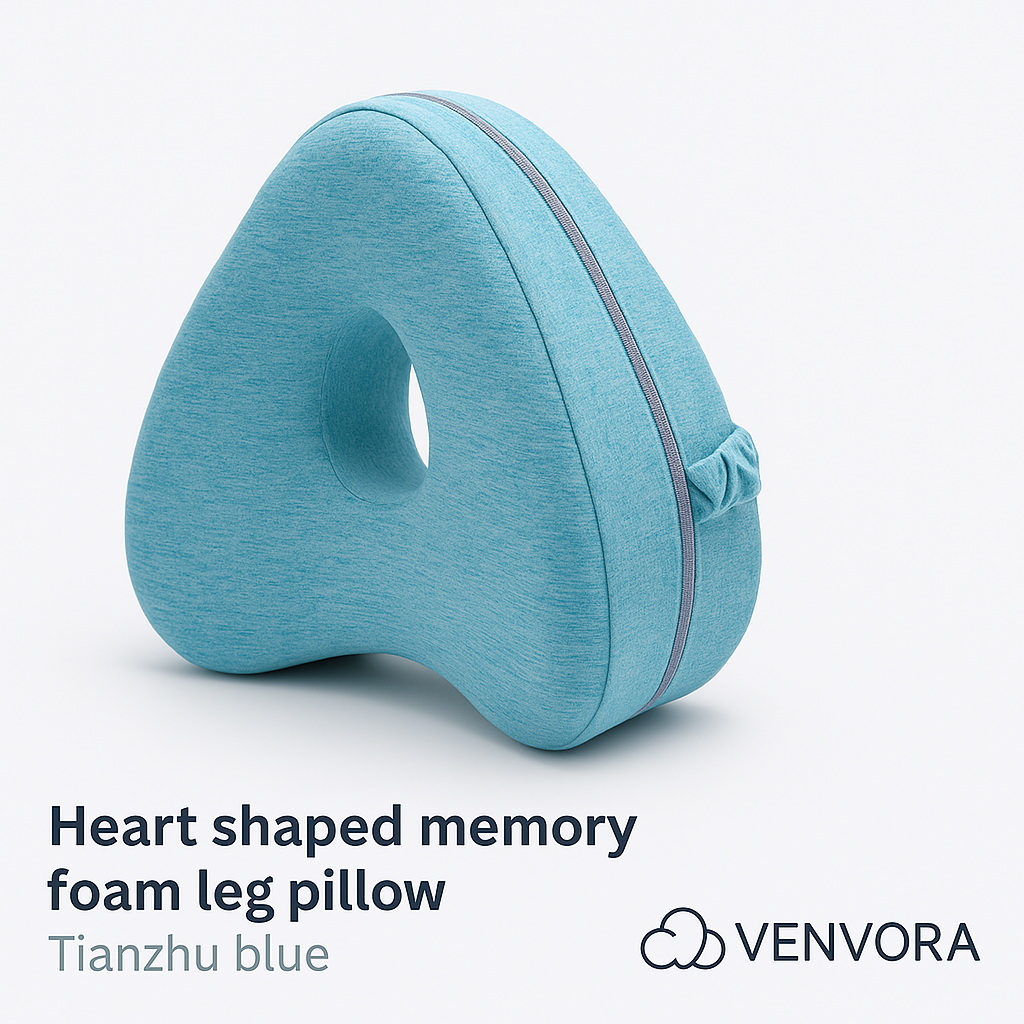 Venvora™ Contour Leg Pillow – Memory Foam Comfort