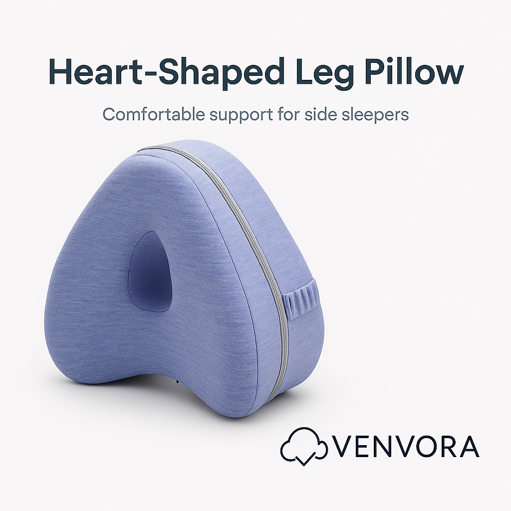 Venvora™ Contour Leg Pillow – Memory Foam Comfort